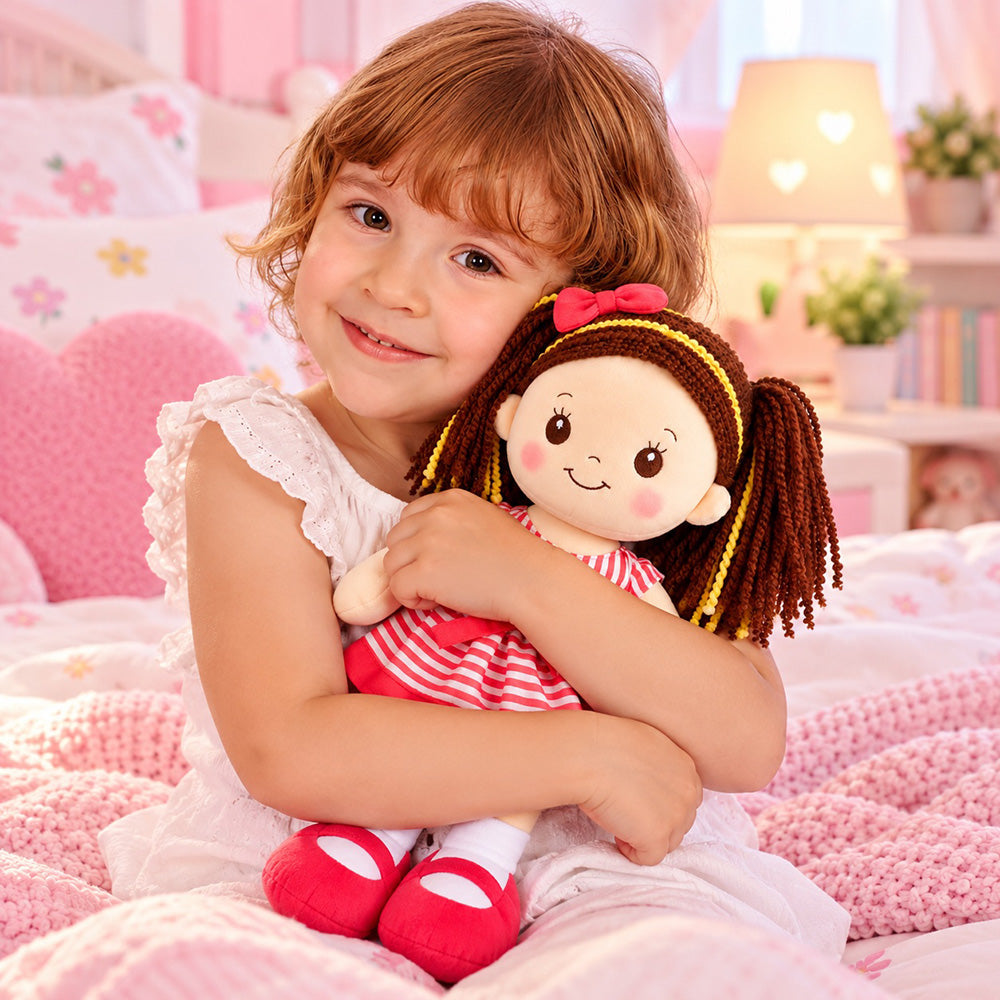 Peluche Muñeca de Trapo con Sonido 40 cm