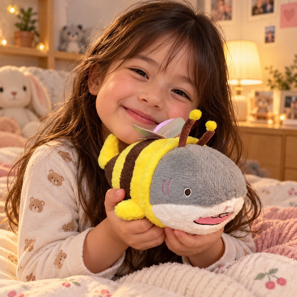 Peluche Tiburón Abeja 30 cm