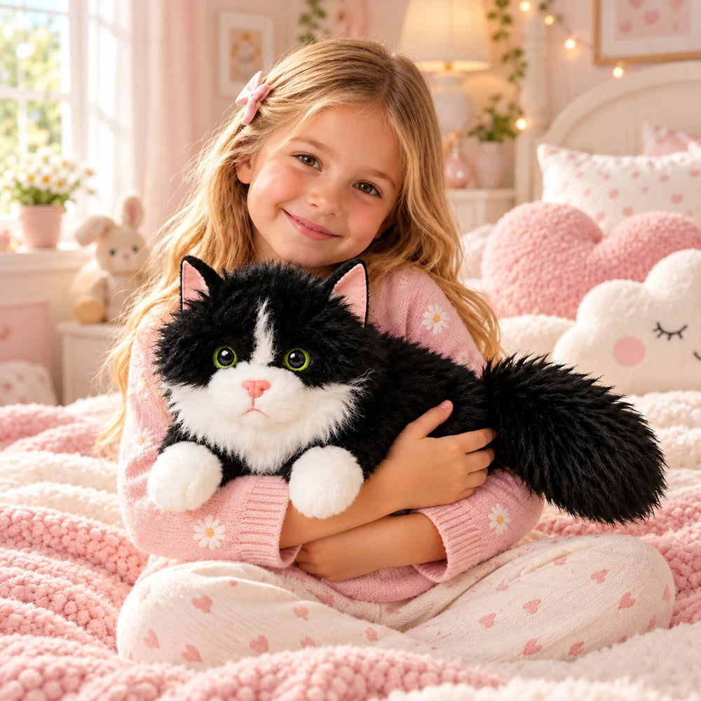 Peluche Gato Negro con Sonido 35 cm