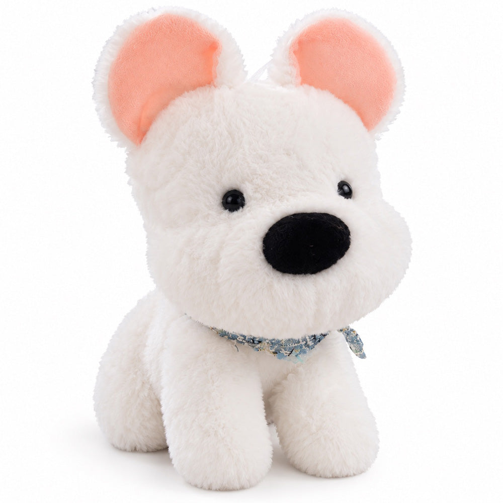Peluche Perro Blanco 28 cm