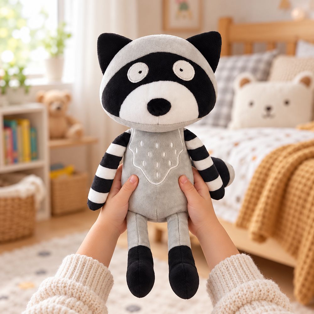 Peluche Mapache de Apego 35 cm