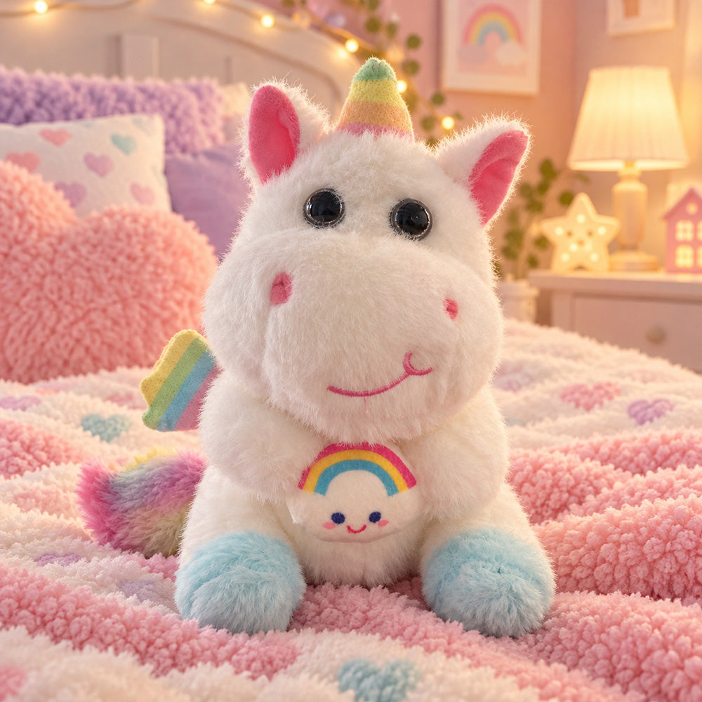 Peluche Unicornio Arcoíris 25 cm