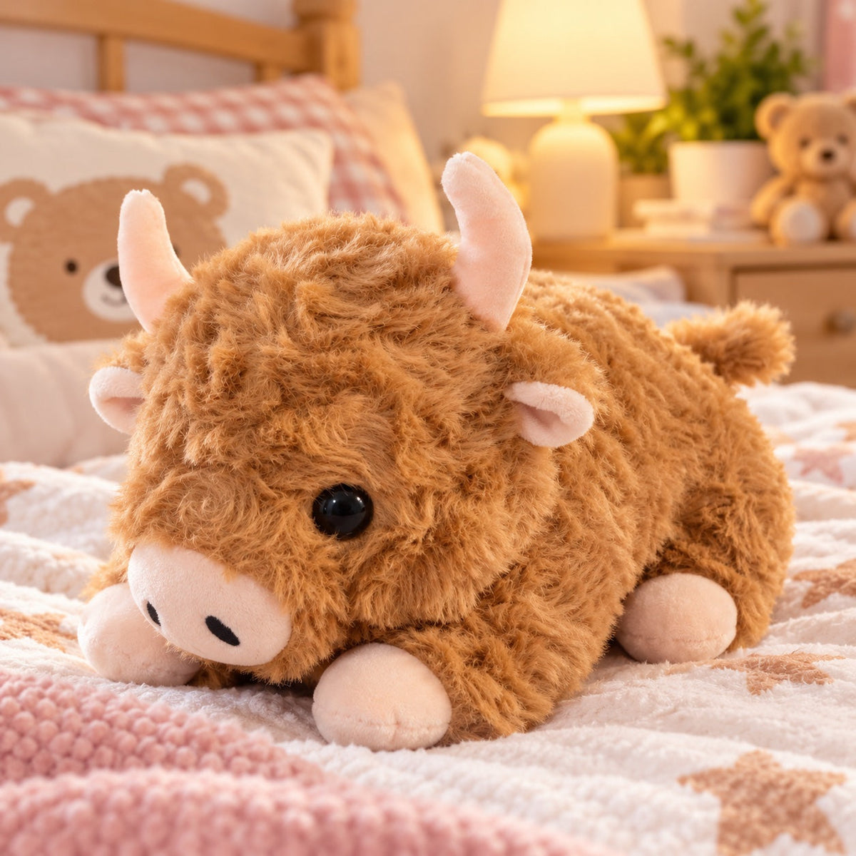 Peluche Vaca Escocesa 28 cm
