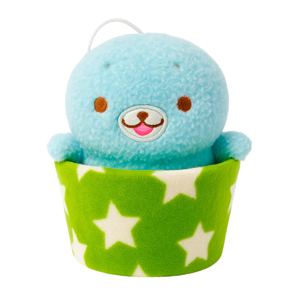 Peluche foca mamegoma celeste