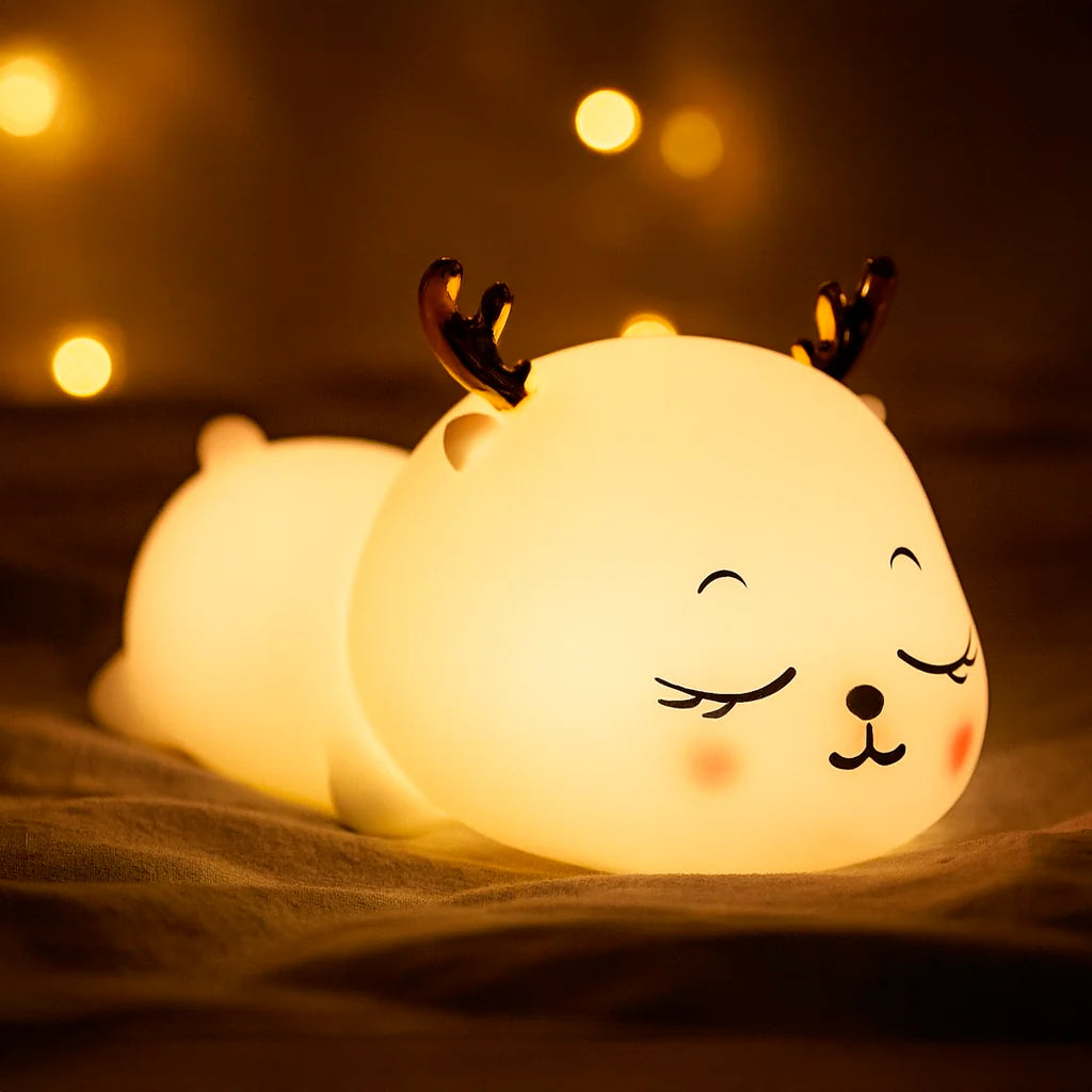 Lámpara Ciervo Durmiendo LED Kawaii