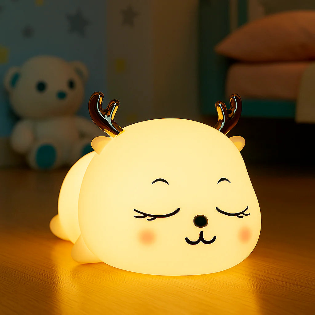 Lámpara Ciervo Durmiendo LED Kawaii