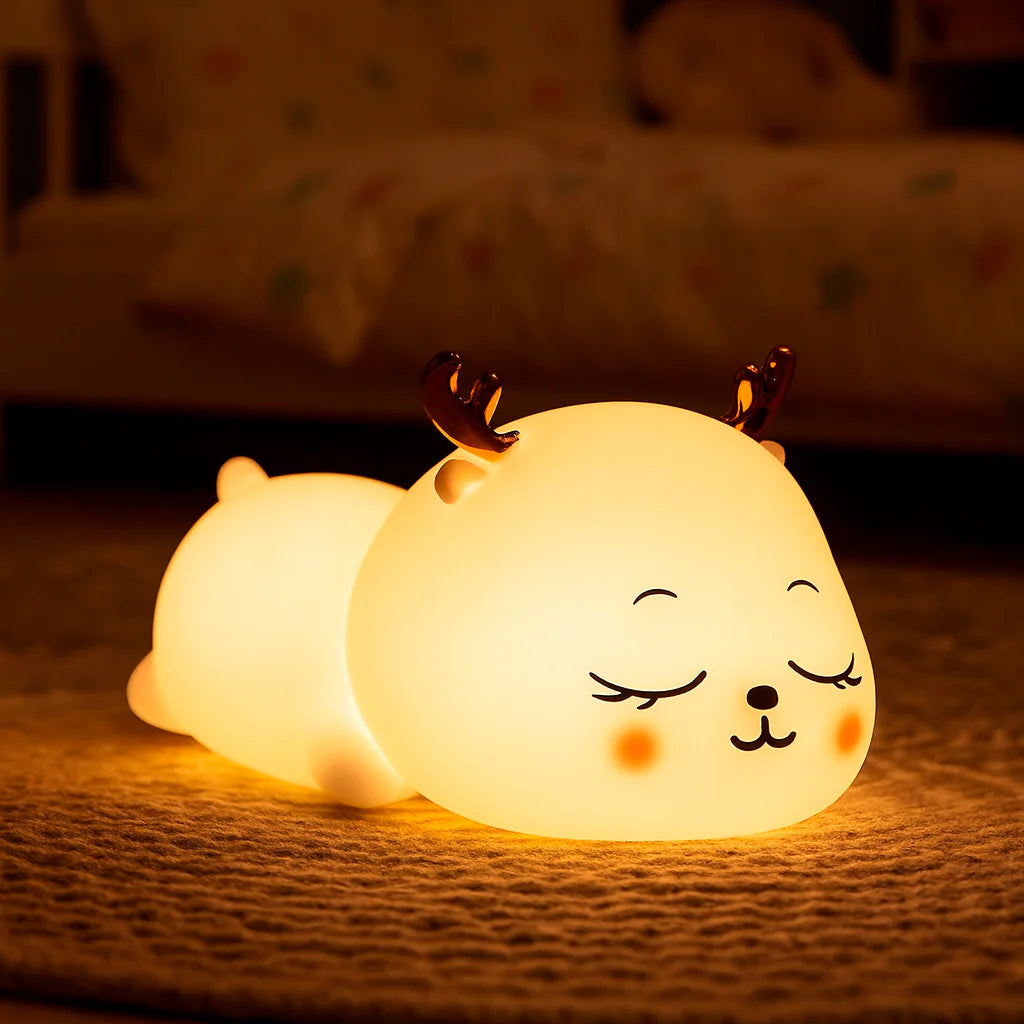 Lámpara Ciervo Durmiendo LED Kawaii