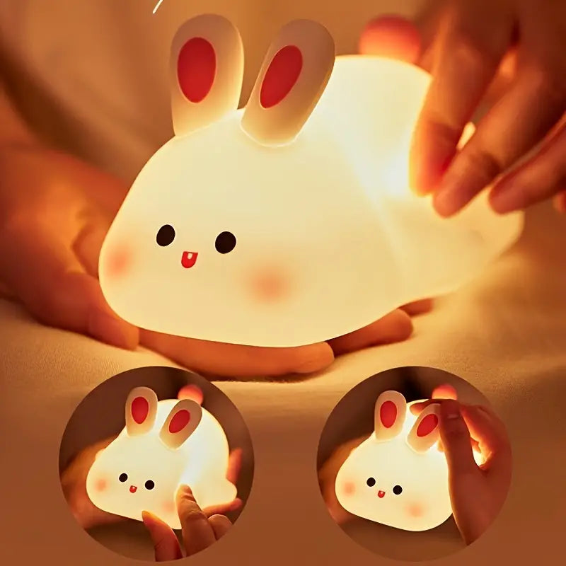 Lámpara Conejito Kawaii LED de Silicona