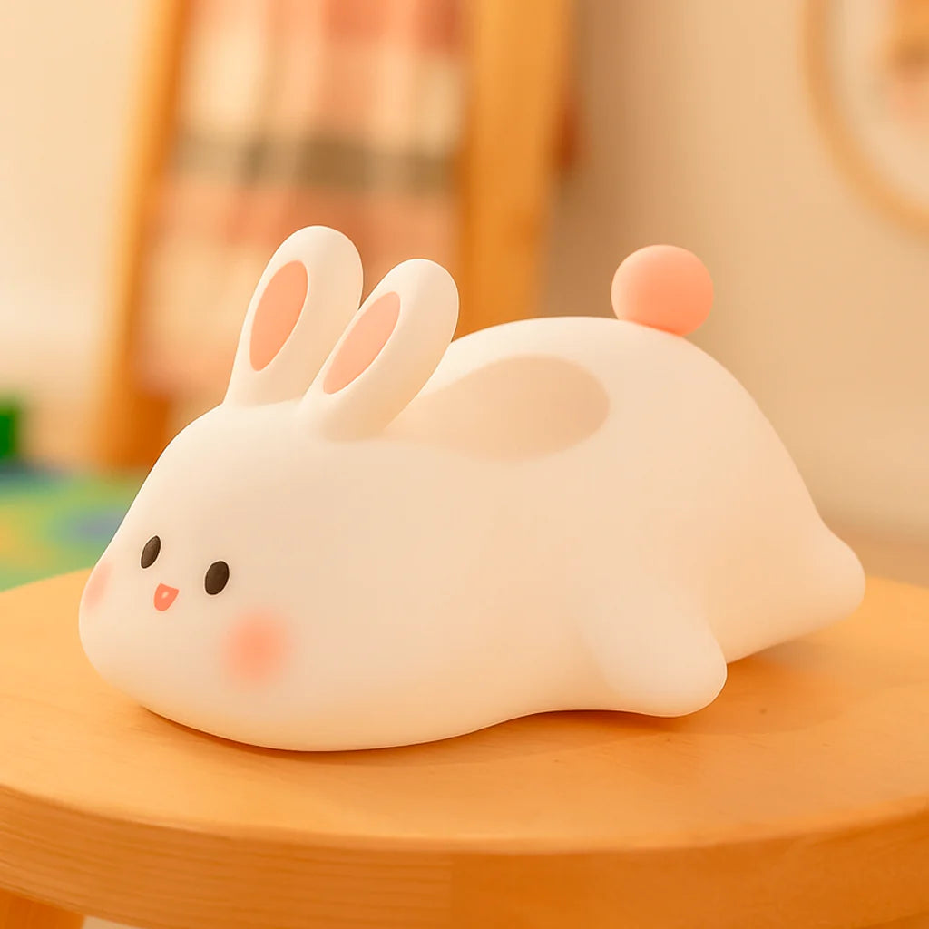 Lámpara Conejito Kawaii LED de Silicona