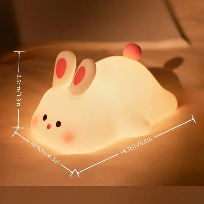 Lámpara Conejito Kawaii LED de Silicona