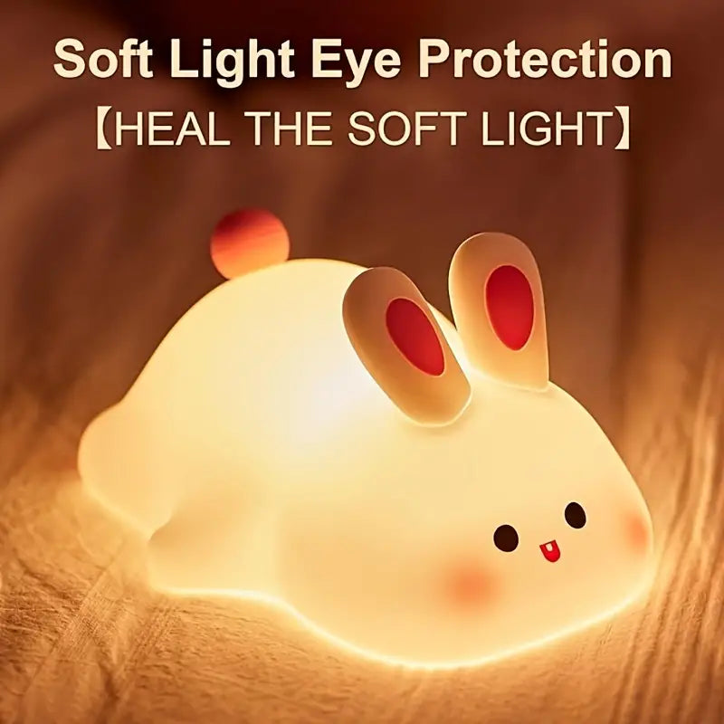 Lámpara Conejito Kawaii LED de Silicona