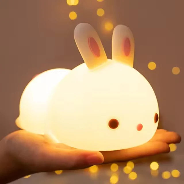 Lámpara Conejito Kawaii LED de Silicona