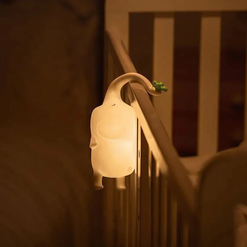 Lámpara Elefante Kawaii LED de Silicona