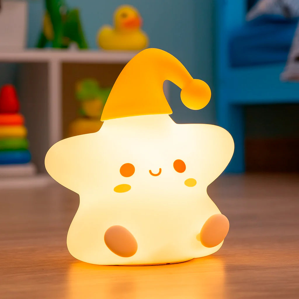 Lámpara Estrella Kawaii LED de Silicona