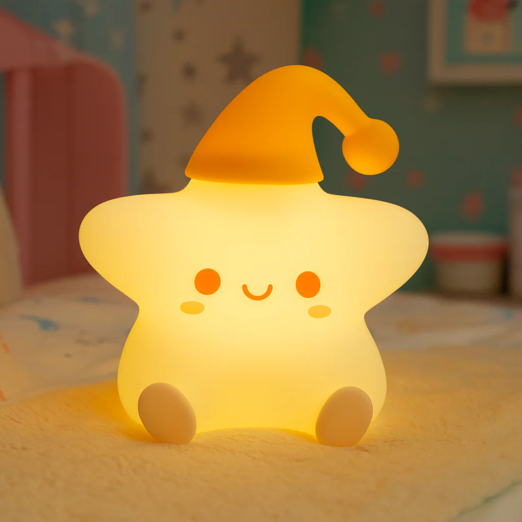 Lámpara Estrella Kawaii LED de Silicona