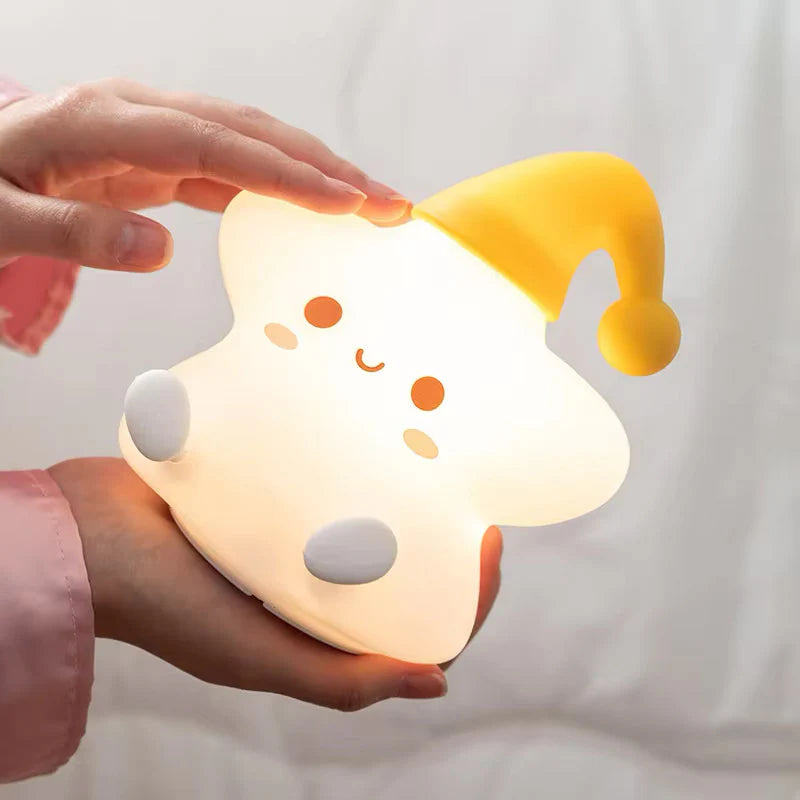 Lámpara Estrella Kawaii LED de Silicona