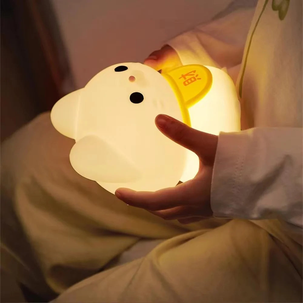 Lámpara Gatito Baby Kawaii LED de Silicona