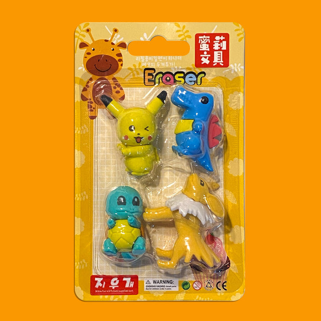 Goma de Borrar Pokemon