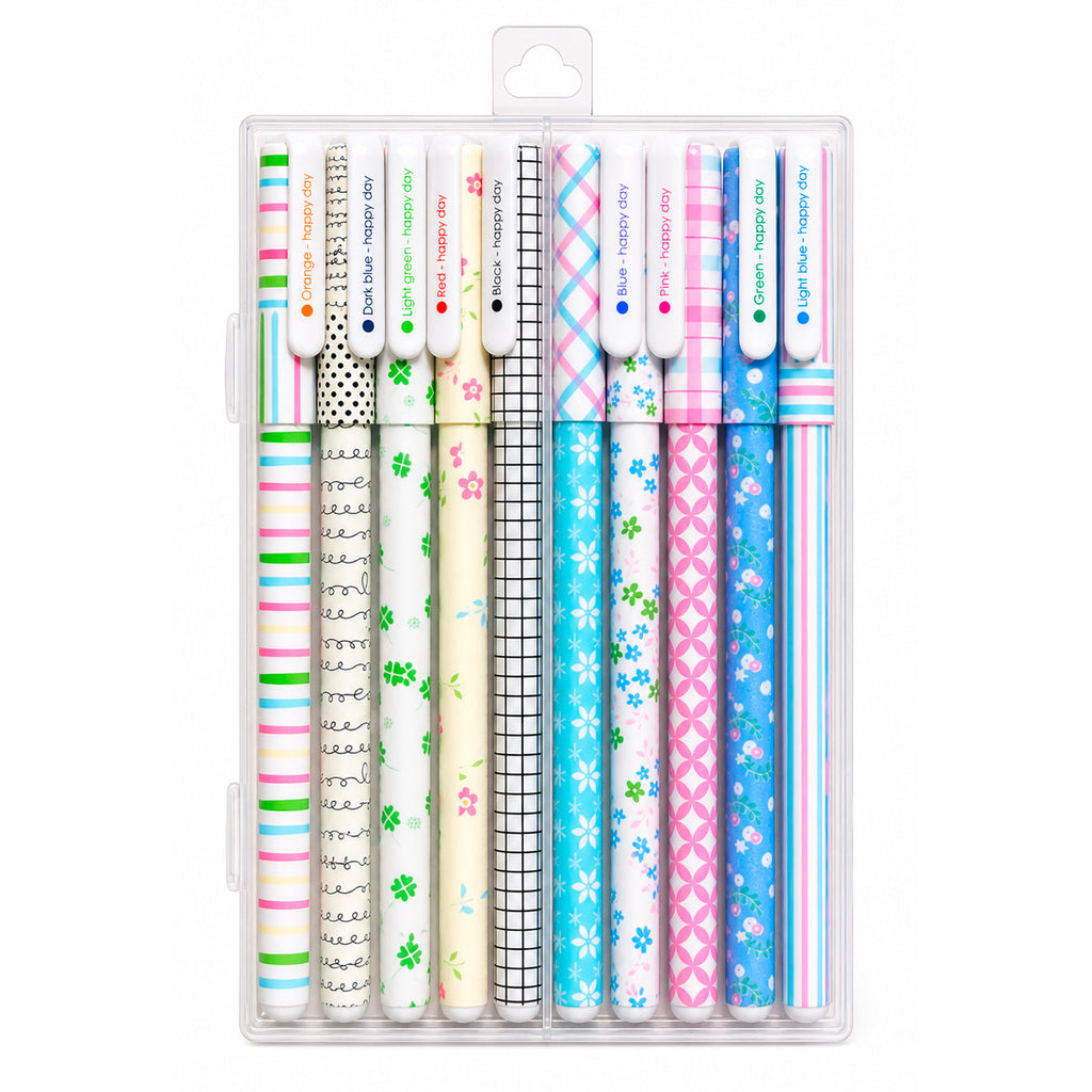 Set de Lápices Kawaii con Diseños Coloridos