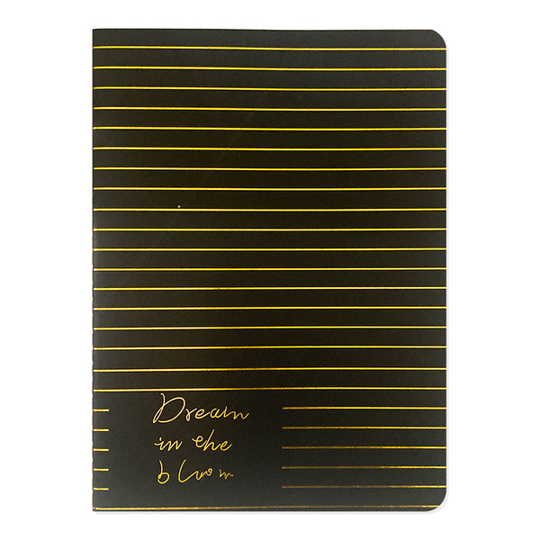 Libreta hojas negras