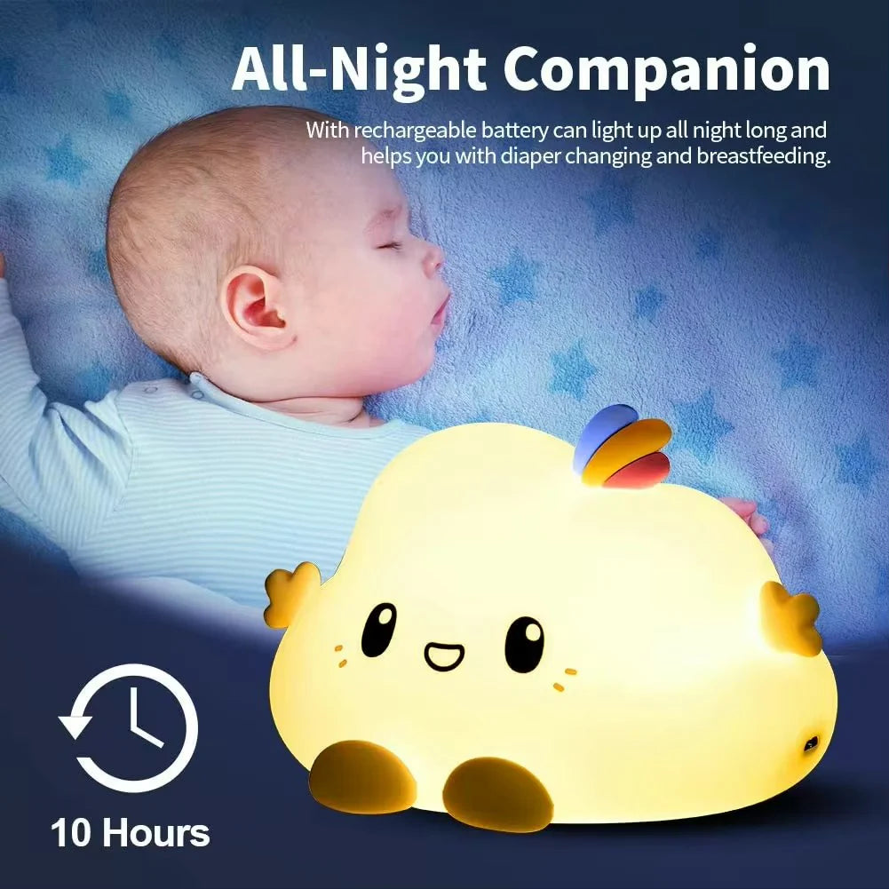 Lámpara Nube Kawaii LED Infantil