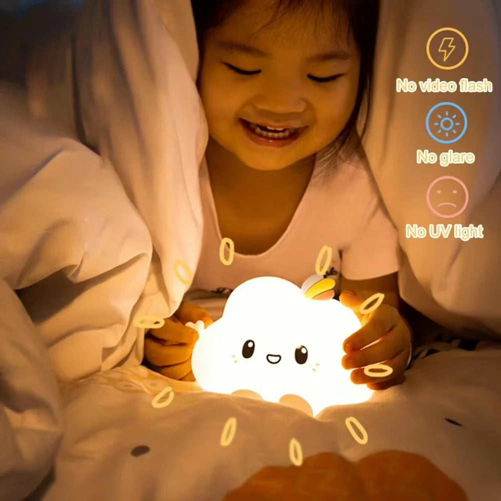 Lámpara Nube Kawaii LED Infantil