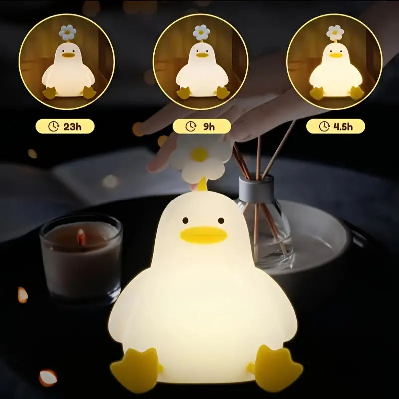 Lámpara Pato Kawaii LED Infantil