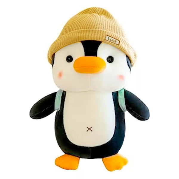 Peluche pinguino con gorrito