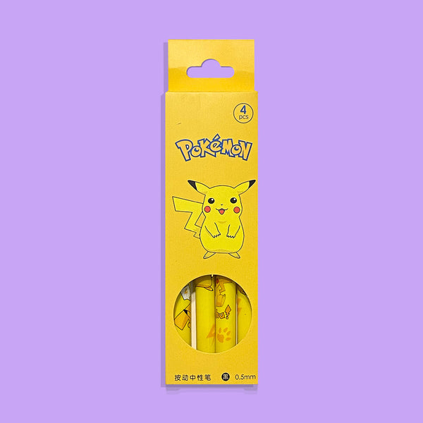 Lápices Pikachu (4 unidades)