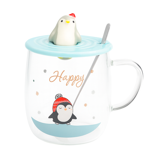 Tazón pinguino (vidrio)