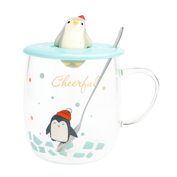 Tazón pinguino (vidrio)