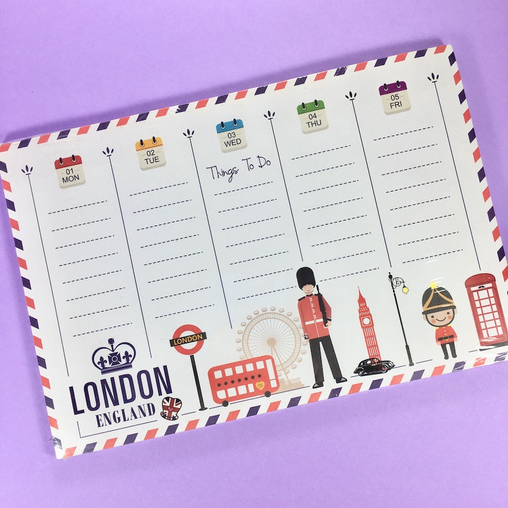 Planner To do List Londres