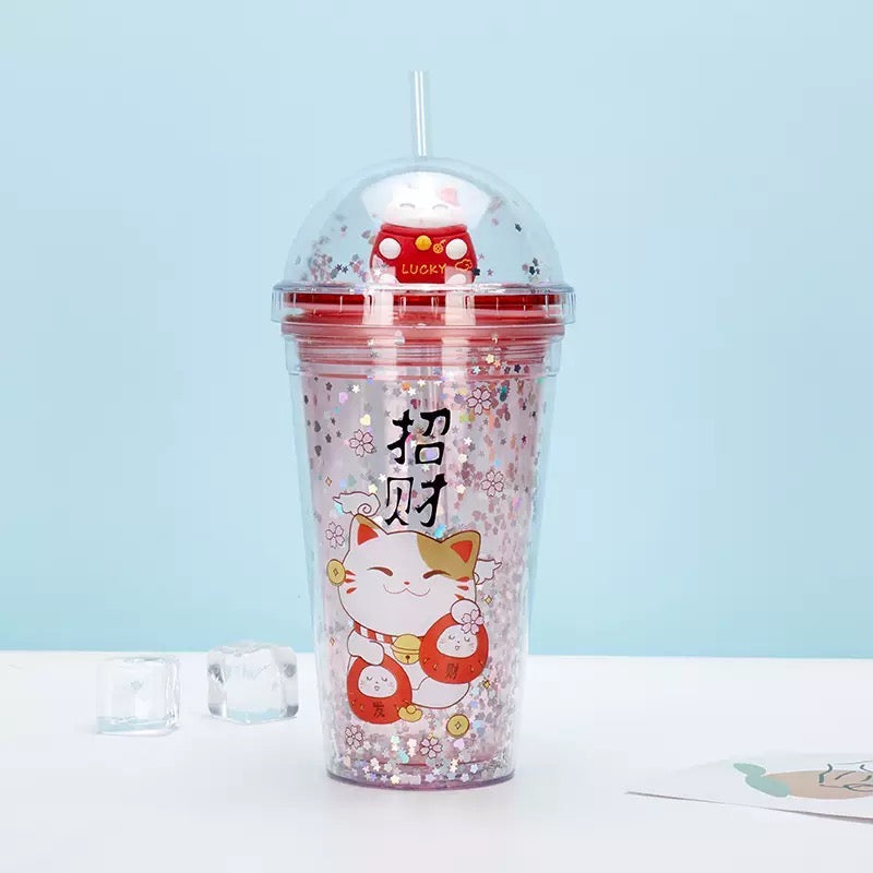 Vaso gato de la suerte