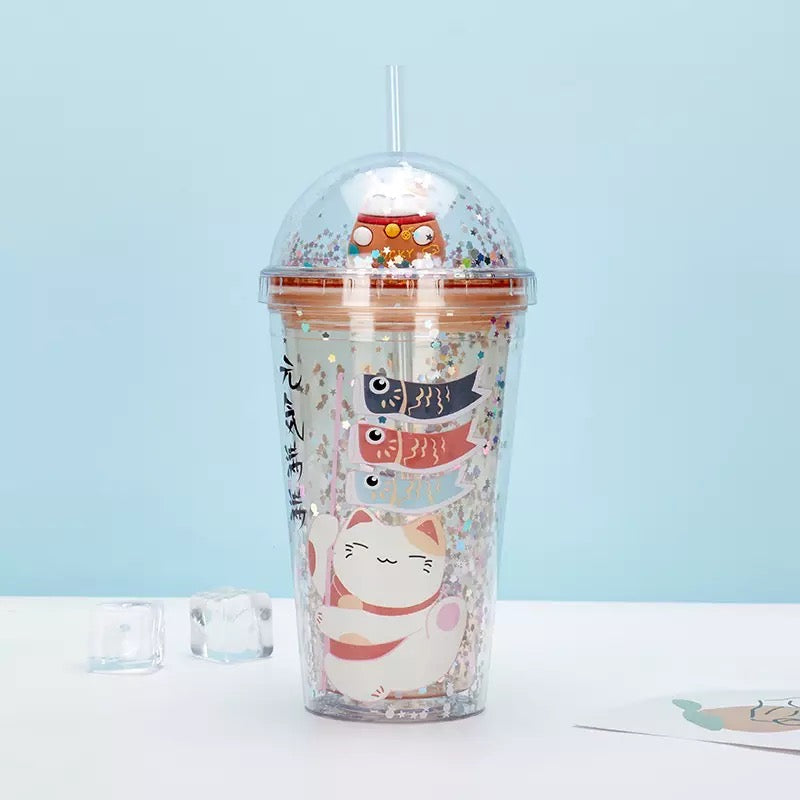 Vaso gato de la suerte