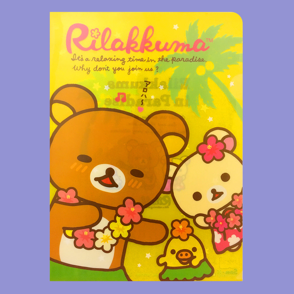 Carpeta Rilakkuma A4 Plástica