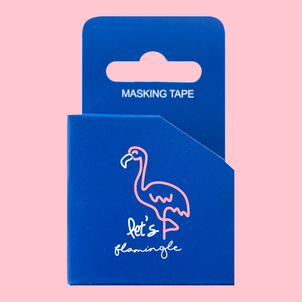 Masking Tape Flamingo