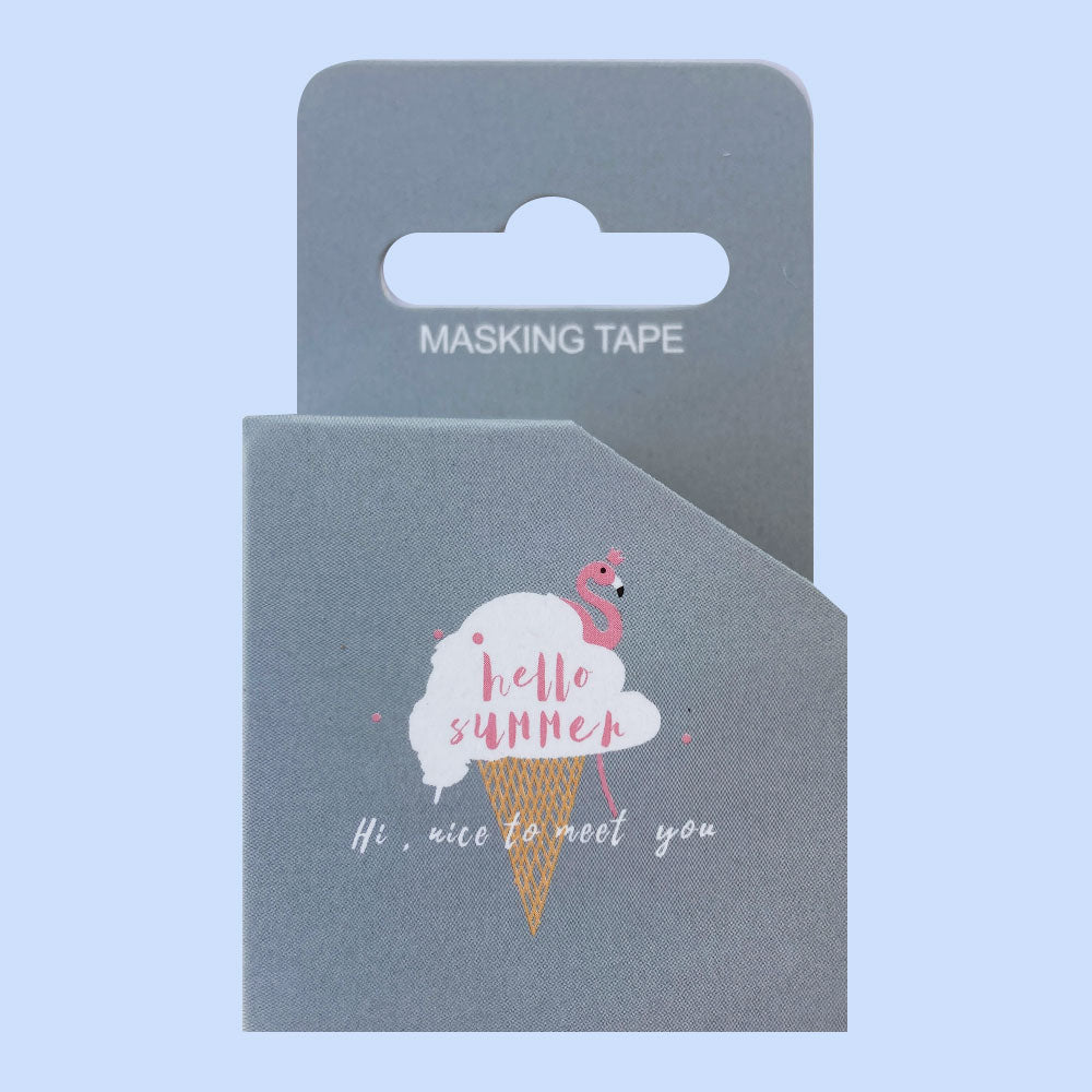 Masking Tape Flamingo