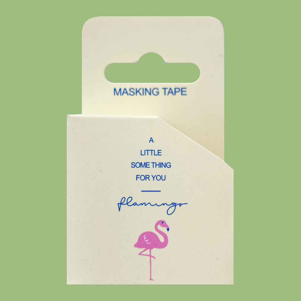 Masking Tape Flamingo