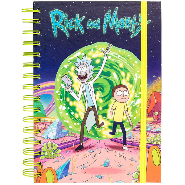 Libreta Rick And Morty "Green Portal"