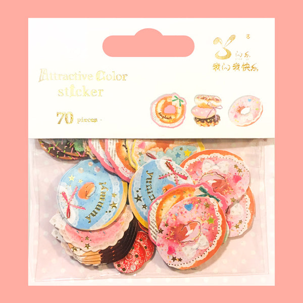 Stickers Donuts (set)