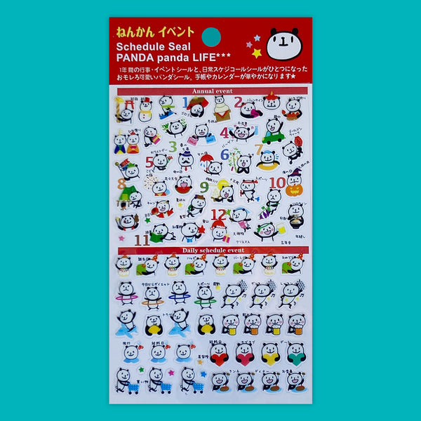 Stickers Schedule Seal