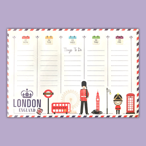 Planner To do List Londres